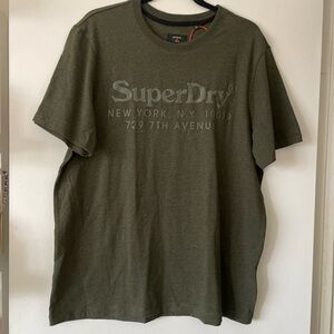 Superdry|Olive Green Men's T-Shirt|2XL runs like a Large/XL|NWT